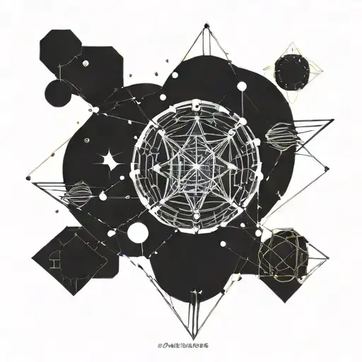 Constellation Of Aquarius Constellation Merging Together