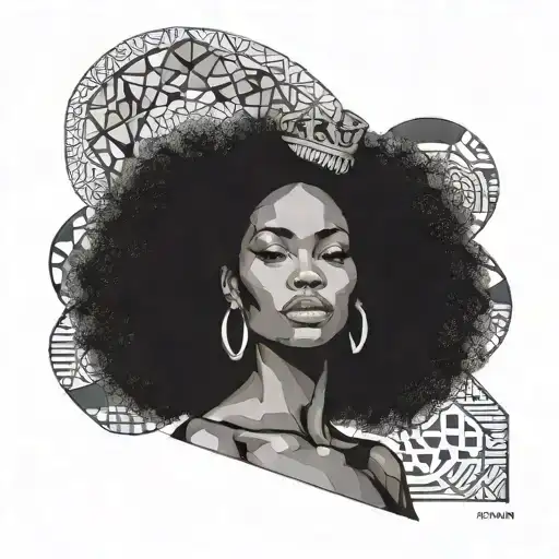 Black Girl Afro Like The Crown