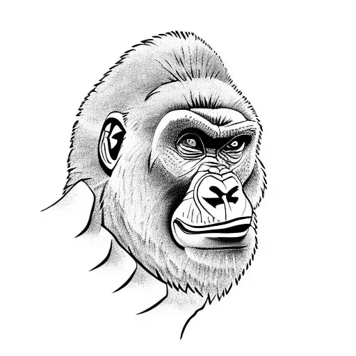 Gorilla With Godzilla