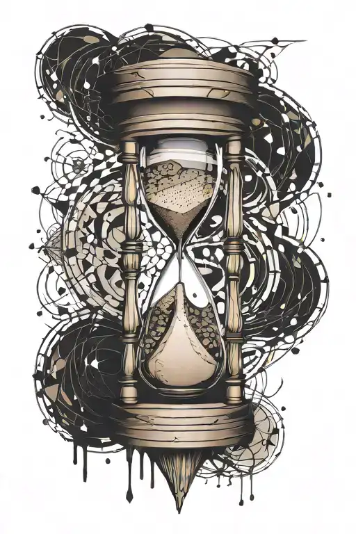 Hourglass Sand Falling