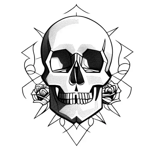 Skull And Roses