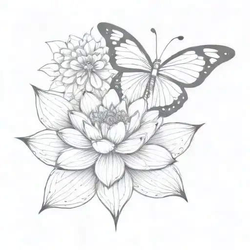 Butterly Lotus Flower