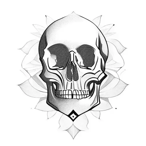 Skull And Roses