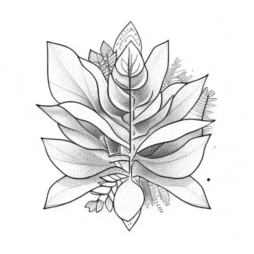 Plant Growing Through Box