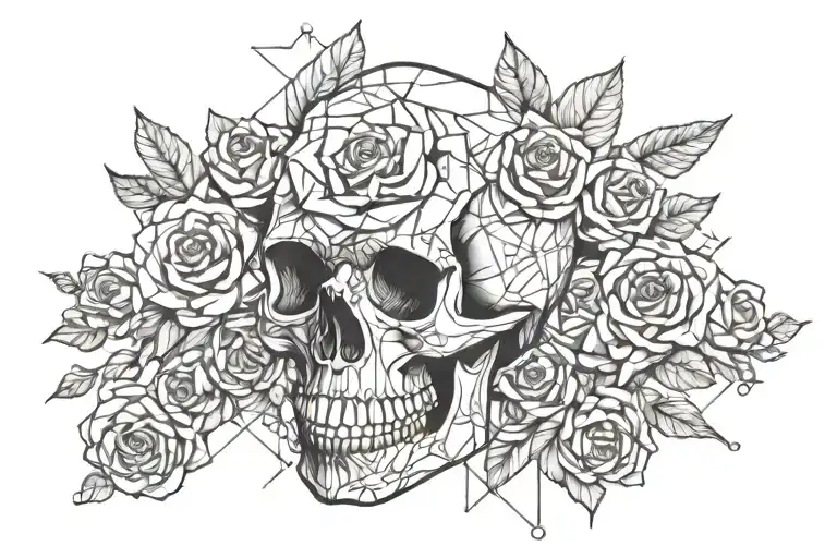 Skull And Roses