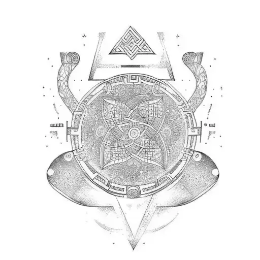 Greek Aquarius Full Sleeve Color