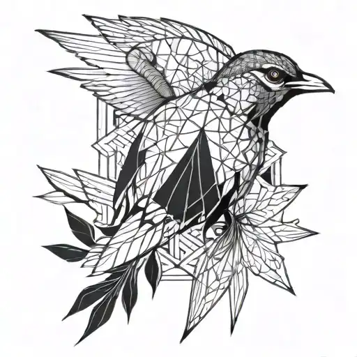 Bird Unique Tattoo Design