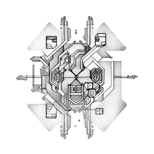 Cyberpunk Shoulder Circuitry