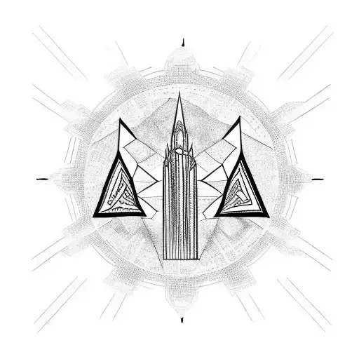 Fortaleza Skyline With A Divergent Symbol Hidden Within