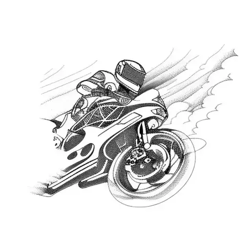 Illustrate A Car And A Motorcycle Racing Through A Breathtaking Natural Landscape