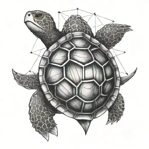 Turtle Tattoo Sketch