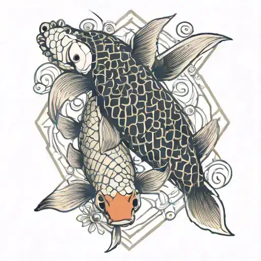 Koi Fish And Pisces
