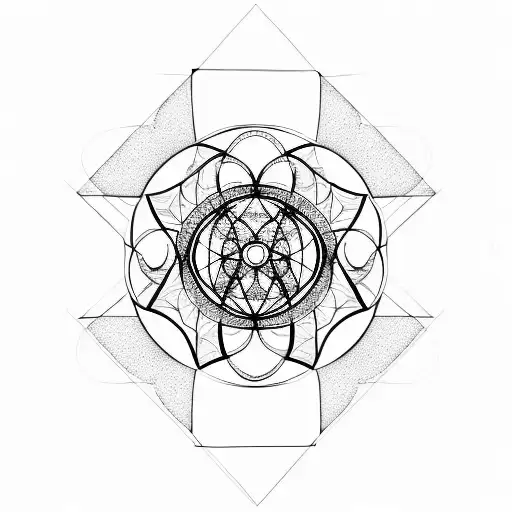 Sacred Geometry Tree As Above So Bellow