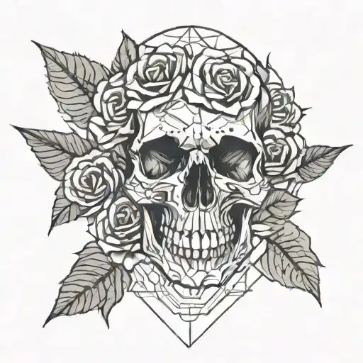 Skull And Roses