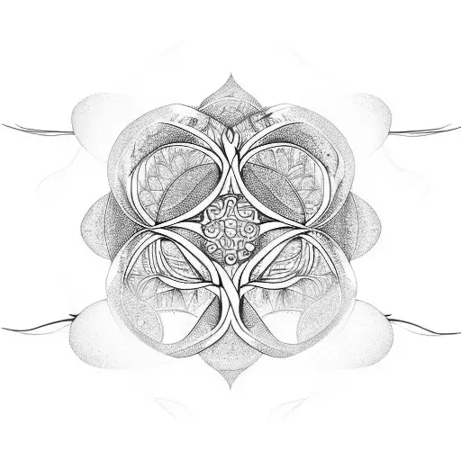 Tree Of Life Roots And Branch's Turn Into Mandala