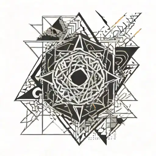 Square Circle Triangle Lines