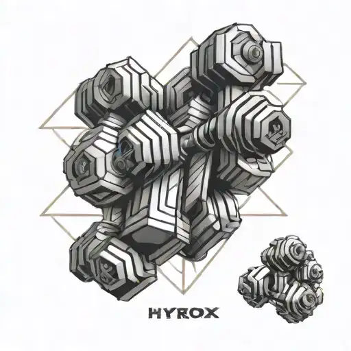 Hyrox Sport Equipment Like Dumbbells