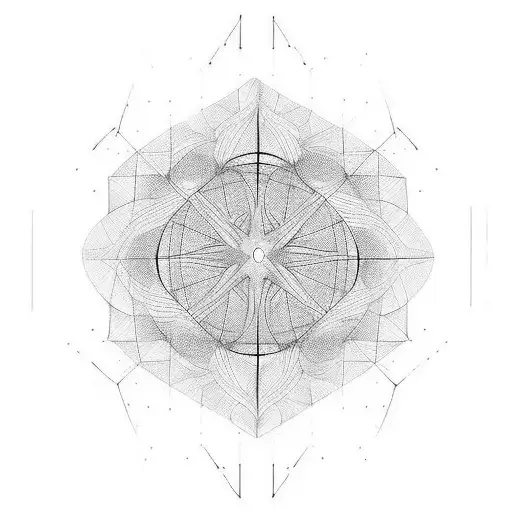 Abstract Lines On Arm