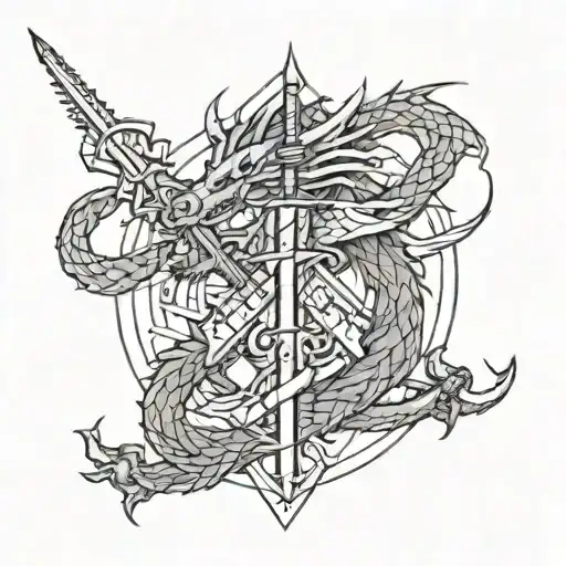Dragon And Sword