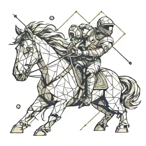 Spaceman Riding Horse
