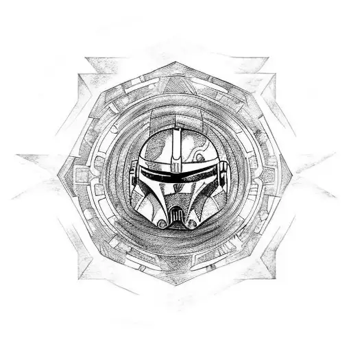Star Wars Mandalorian Mandala