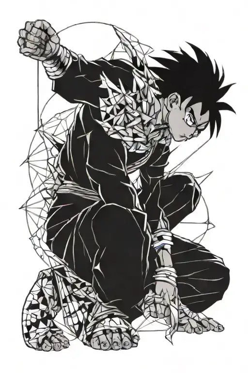 Jhonny Brovo With Dragon Ball Z