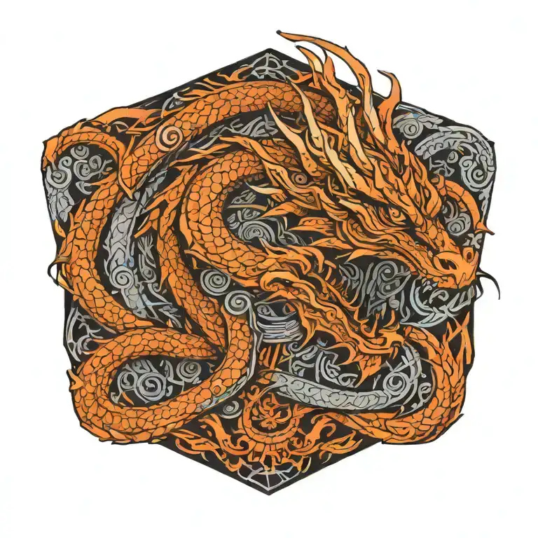 Dragon Coiled