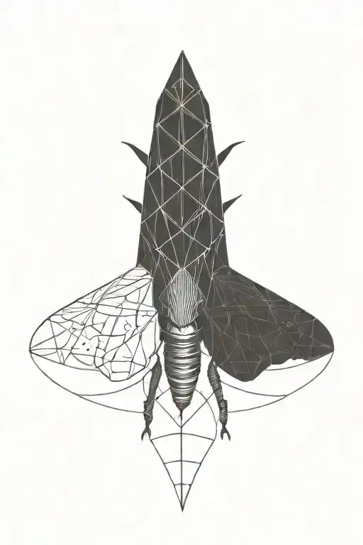 Death Moth With A Dagger