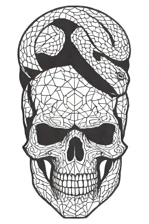 Snake Cross Skull