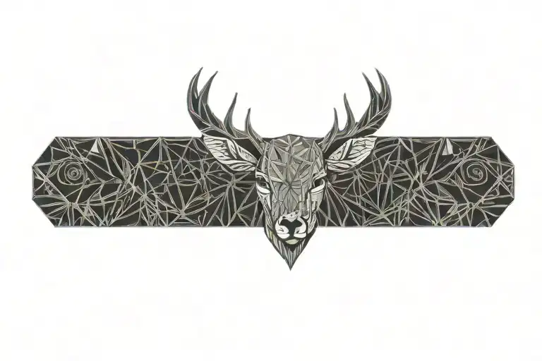 A Deer Face Looking Straight