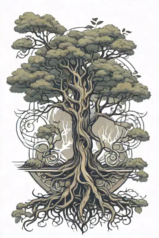 Tree Of Life With Roots