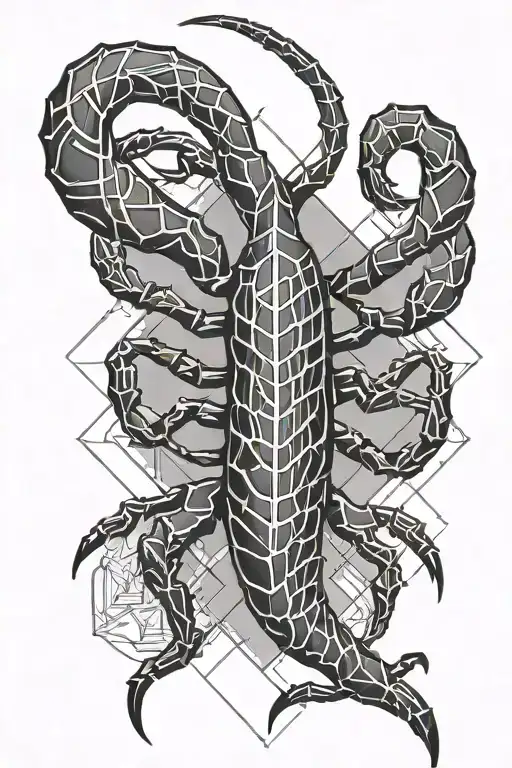 Scorpion Tattoo Design Inspired