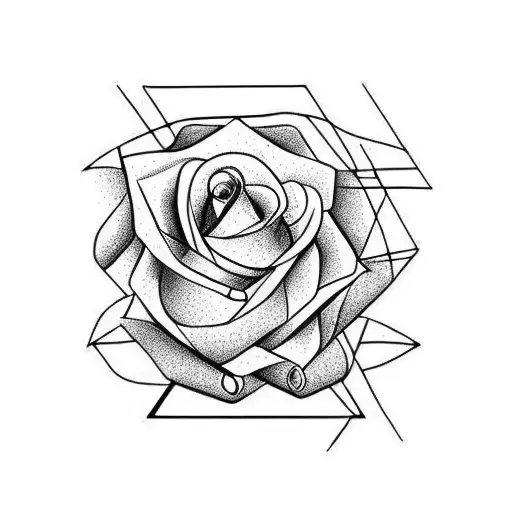 Bouquet Of Flowers Tired With A Breast Cancer Ribbon