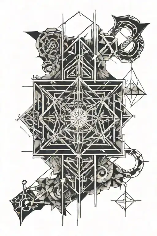 Dopamine Structure Tattoo Incorporating Elements Inspired By Sadomasochism