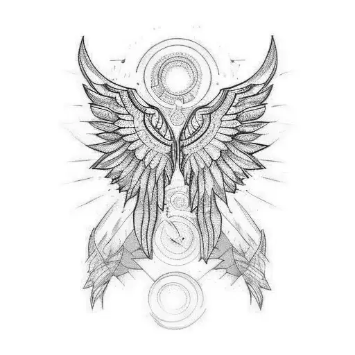 Wing With Geometric Leg Sleeve