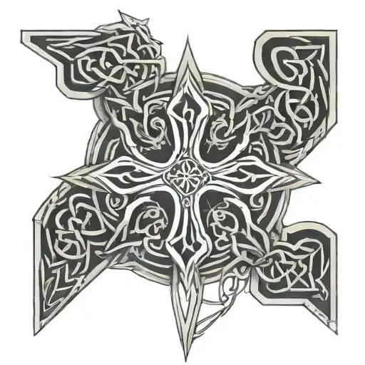 Celtic Cross Surrounded