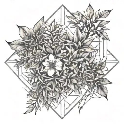 Native Australian Plants Intertwined