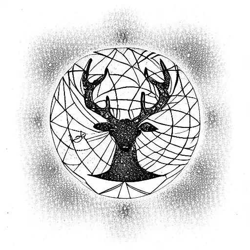 Tree Of Life Deer Constellation Infinity Symbol