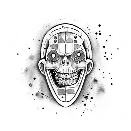 Watercolor Frankenstein Green