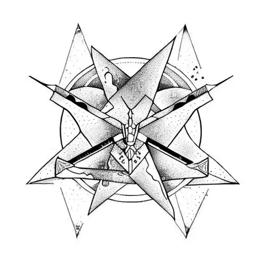 Space Physic Triangle Sword