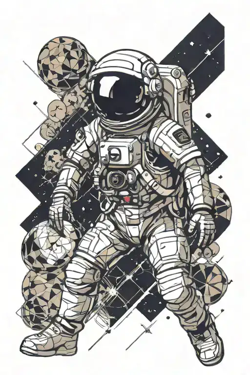 Space With Astronaut
