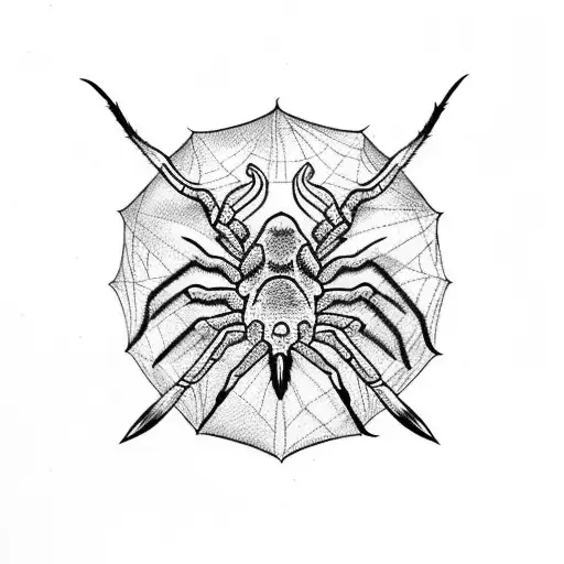 Horns Spider Thorns Web