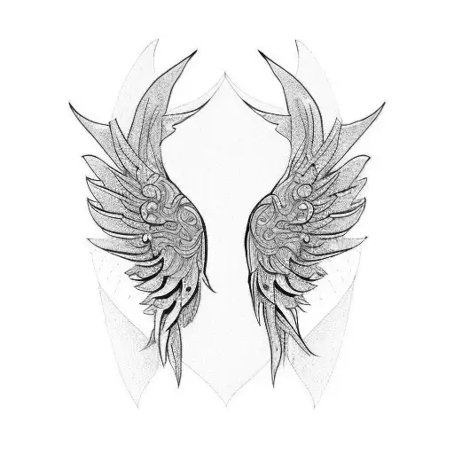 Angel And Demon Wing