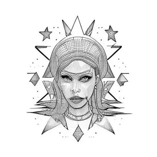 A Powerful Woman Leading A Revolution With A Group Of Diverse Individuals Supporting Her