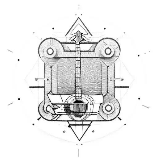 Industrial Styled Guitar