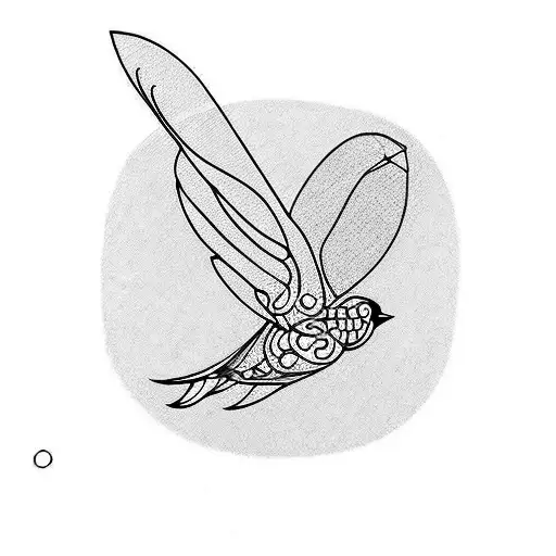 Baby Bird Flies Away