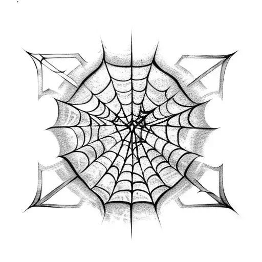 Spiderwebbing Monster Marking Satanic Circle Symbol Curse