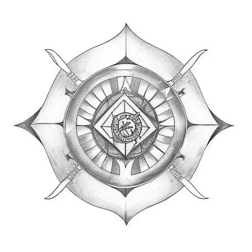 Dagger Tattoo With Roman Numerals For The Date 12Th February 2023