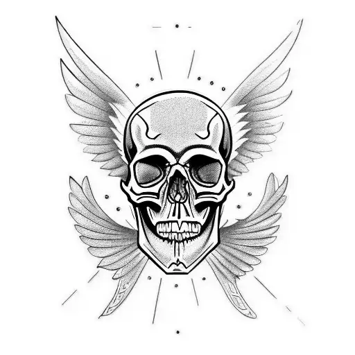 Skull And Angel