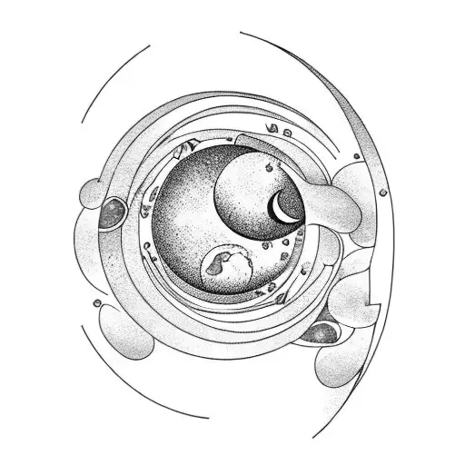 Half Moon With Violet Growing From Moon With Deep Purple Amethyst Towers Growing